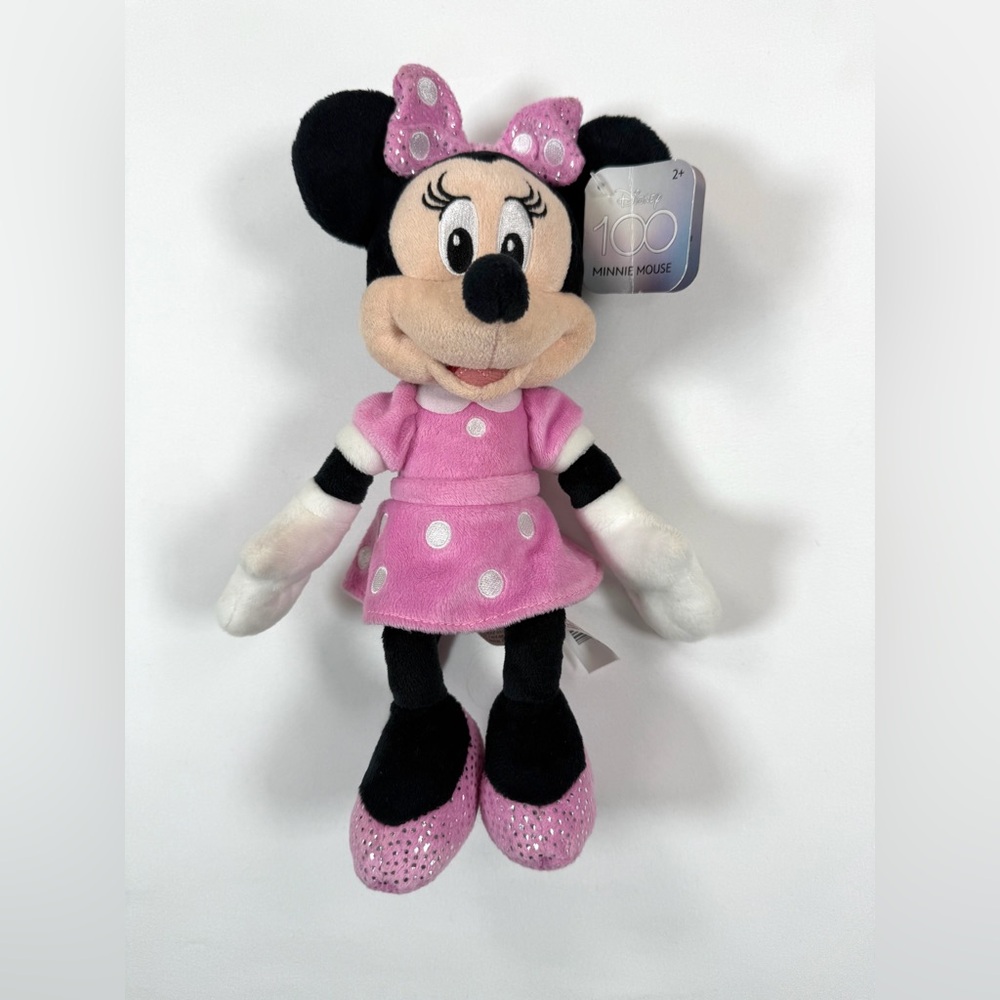 NWT DISNEY‎ JUNIOR Anniversary Minnie Mouse Stuffed Animal Plush